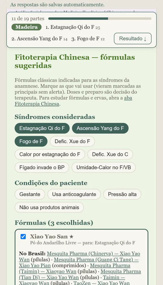 Fitoterapia na ficha
